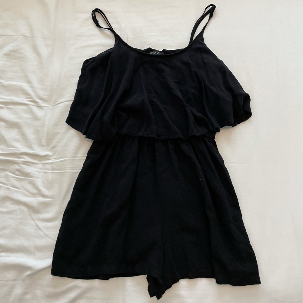 Black Cotton On Romper